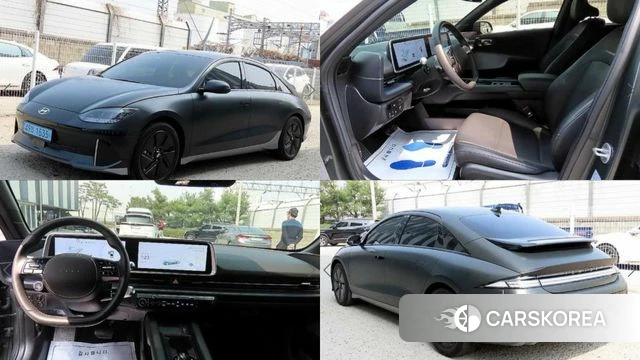 Hyundai Ionic 6 2023 Темно-зеленый из Кореи