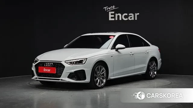 Audi A4 (B9) 2023 Белый из Кореи