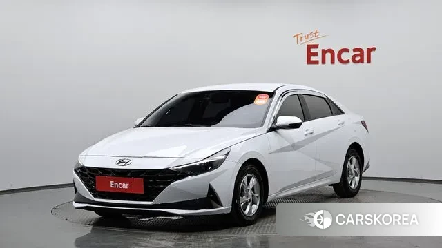 Hyundai Avante (CN7) 2020 Белый из Кореи
