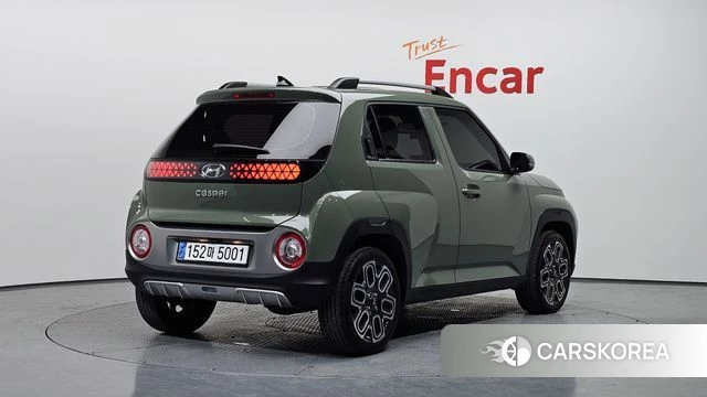 Hyundai Casper 2023 Темно-зеленый из Кореи