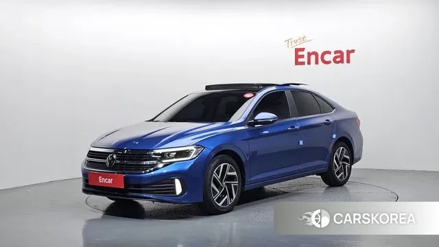 Volkswagen 7th Generation of Jetta 2023 Синий из Кореи