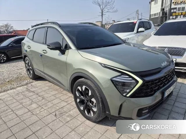 Kia Sportage 5th Generation 2022 Темно-зеленый из Кореи