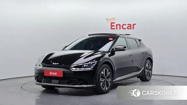 Kia EV6 2022 Черный из Кореи