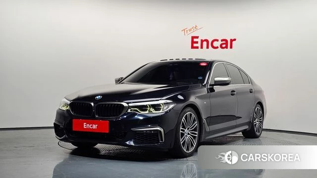 BMW 5 Series (G30) 2019 Черный из Кореи