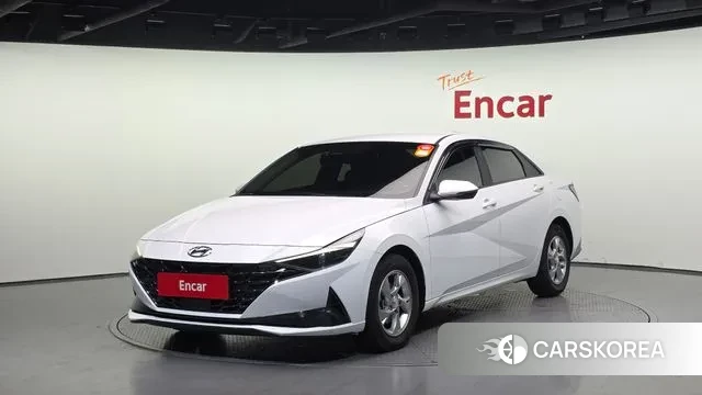 Hyundai Avante (CN7) 2020 Белый из Кореи
