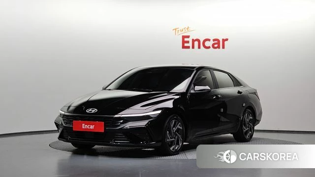 Hyundai The New Avante (CN7) 2024 Черный из Кореи