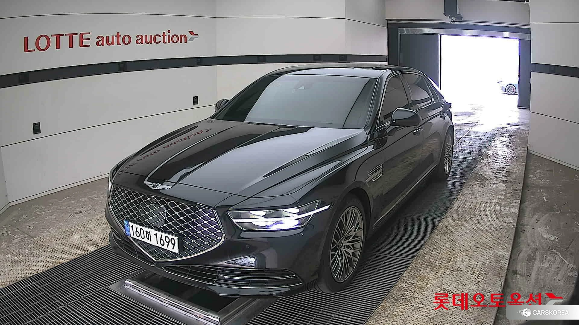 Hyundai G90 2021 Черный из Кореи