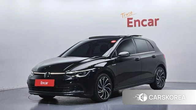 Volkswagen Golf 8th Generation 2022 Черный из Кореи