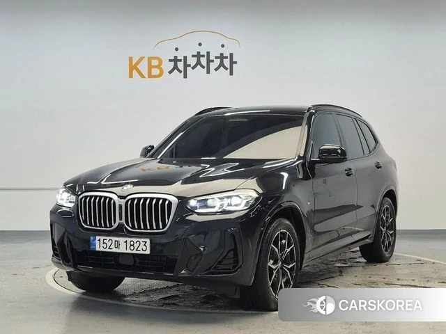 BMW X3 (G45) 2023 Черный из Кореи