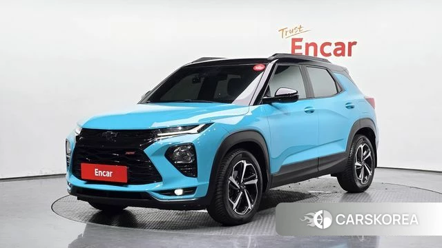 Chevrolet (GM Daewoo) Trailblazer 2021 Небесно-голубой из Кореи