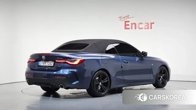 BMW 4 Series (G22) 2022 Синий из Кореи