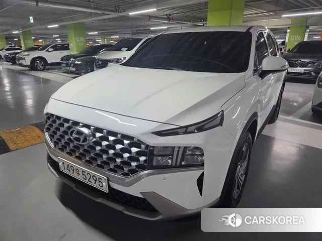 Hyundai The New Santa Fe 2021 Белый из Кореи