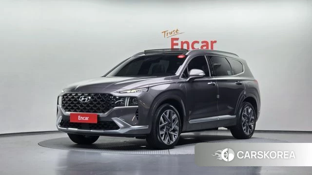 Hyundai The New Santa Fe 2021 Серый из Кореи