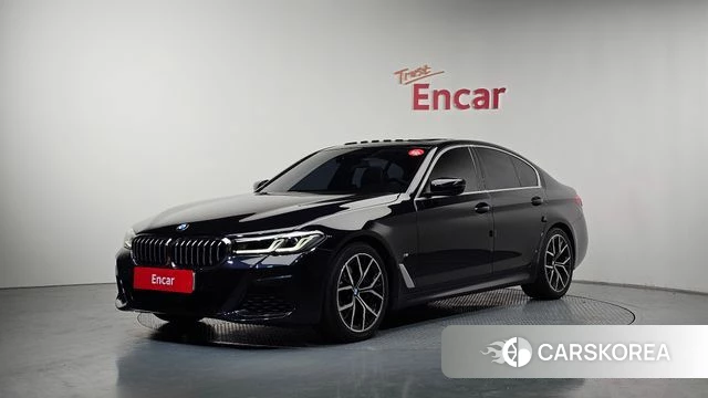 BMW 5 Series (G30) 2021 Черный из Кореи