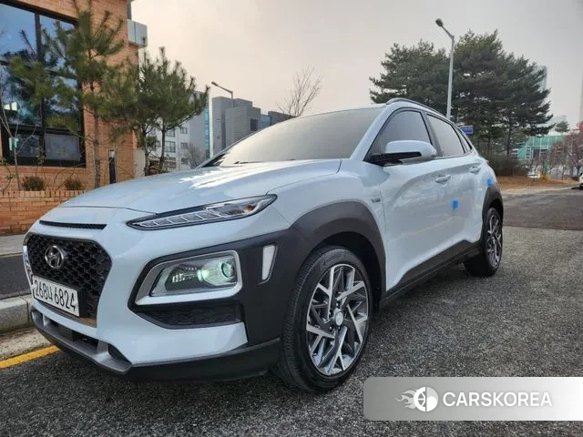 Hyundai Kona Hybrid 2020 Белый из Кореи