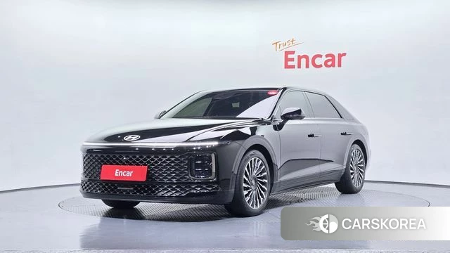 Hyundai Grandeur Hybrid (GN7) 2024 Черный из Кореи