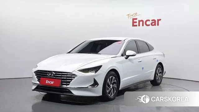 Hyundai Sonata Hybrid (DN8) 2021 Белый из Кореи