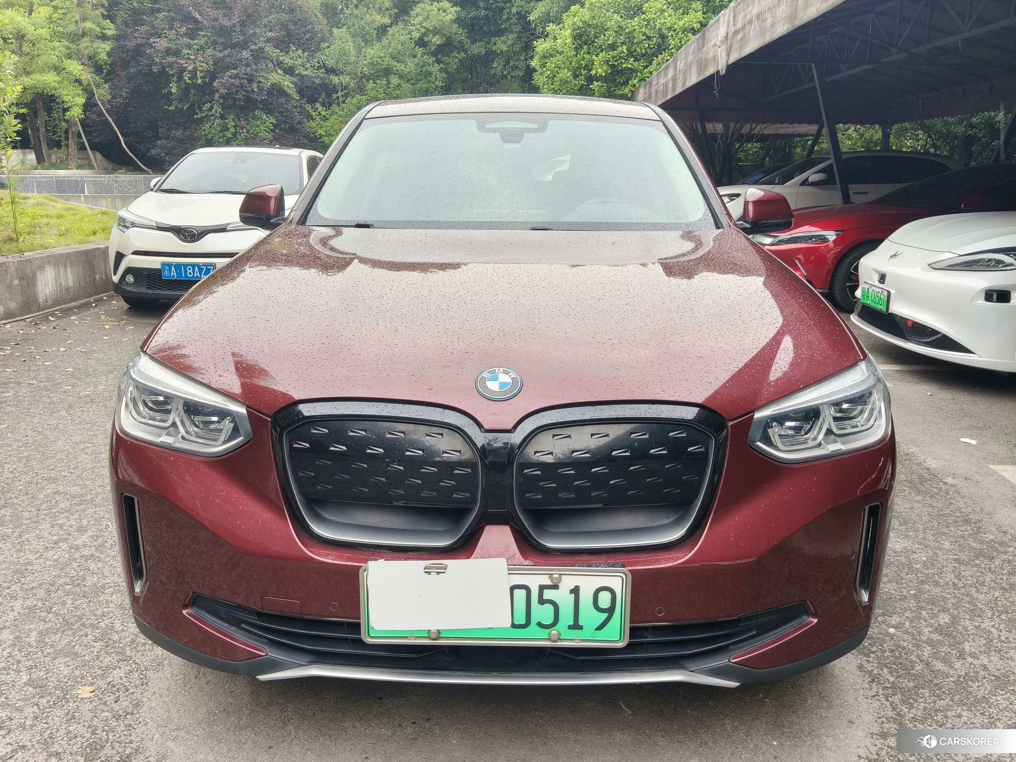 BMW iX3 2021 Красный из Китая