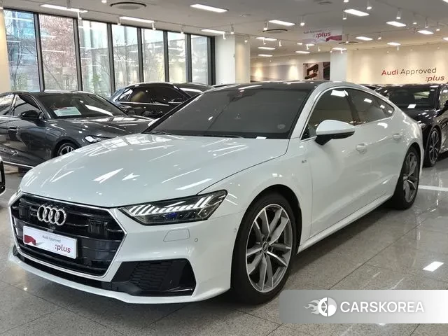 Audi A7 (4K) 2021 Белый из Кореи