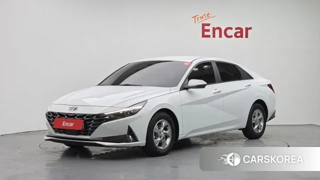 Hyundai Avante (CN7) 2021 Белый из Кореи
