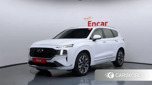 Hyundai The New Santa Fe 2021 Белый из Кореи