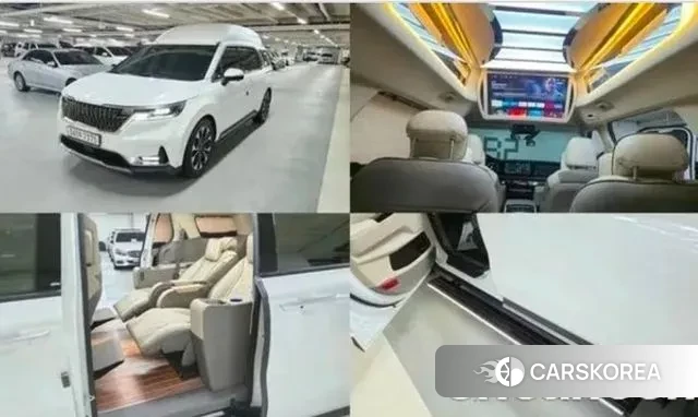 Kia Carnival 4th generation 2022 Белый из Кореи