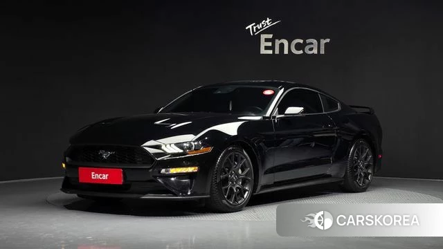 Ford Mustang 2018 Черный из Кореи