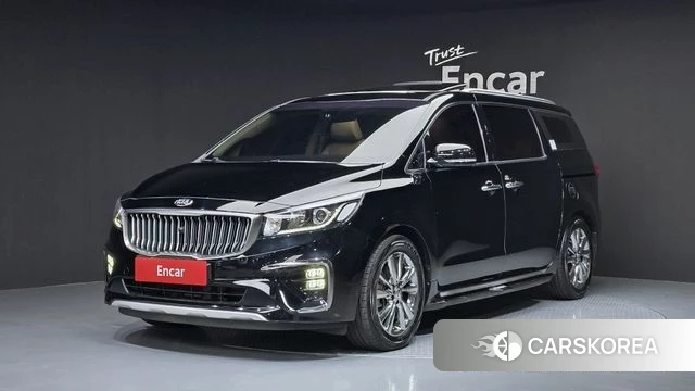 Kia The New Carnival 2018 Черный из Кореи