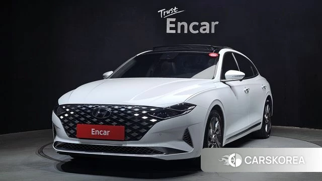 Hyundai The New Grandeur IG Hybrid 2020 Белый из Кореи