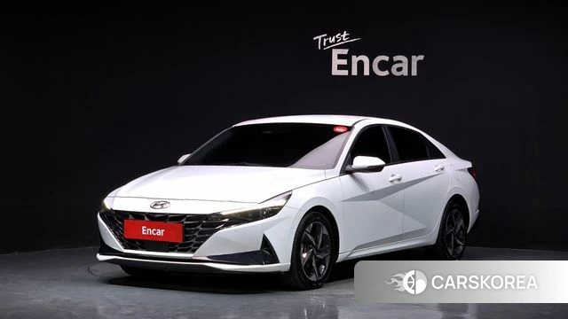 Hyundai Avante (CN7) 2020 Белый из Кореи