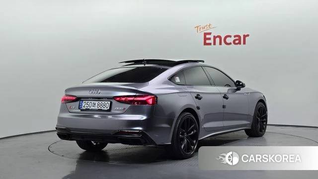 Audi A5 (F5) 2020 Серебристо-серый из Кореи