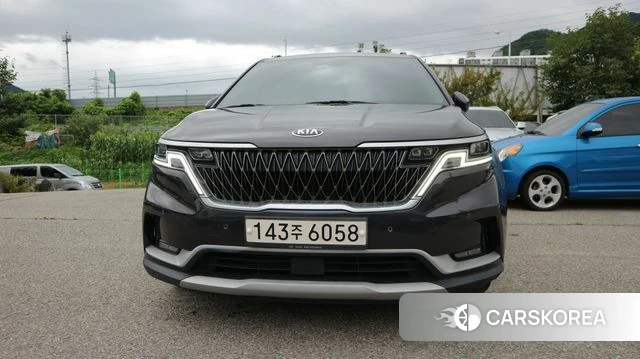 Kia Carnival 4th generation 2021 Серый из Кореи