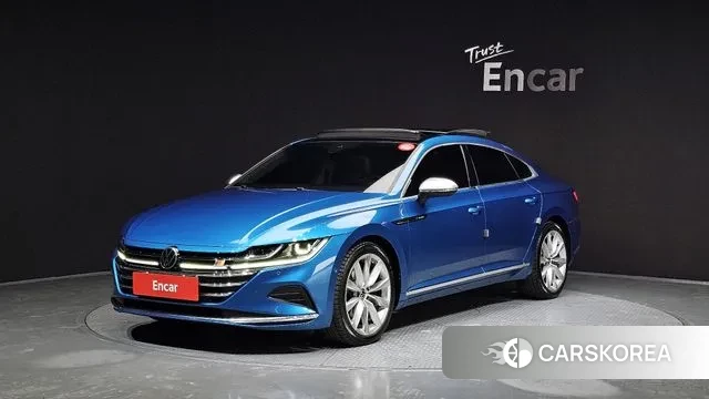 Volkswagen Arteon 2022 Синий из Кореи