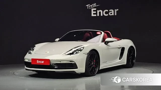 Porsche 718 Boxster 2022 Серебристо-серый из Кореи