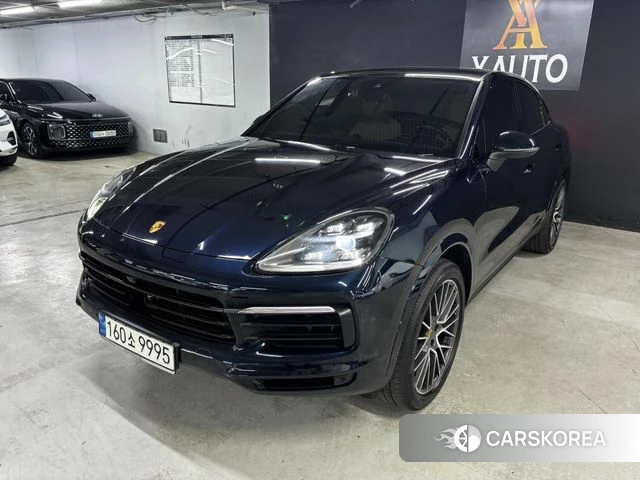 Porsche Cayenne (PO536) 2021 Синий из Кореи