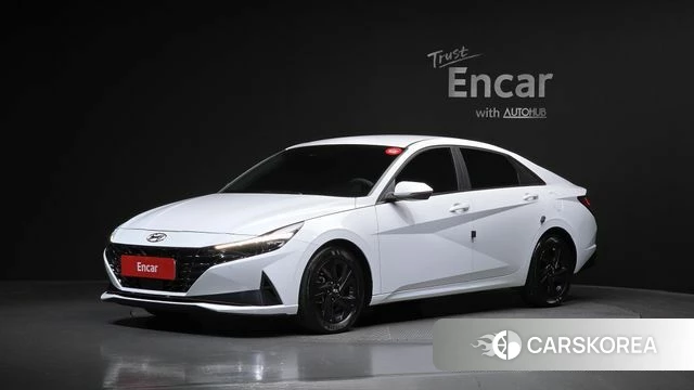 Hyundai Avante (CN7) 2022 Белый из Кореи
