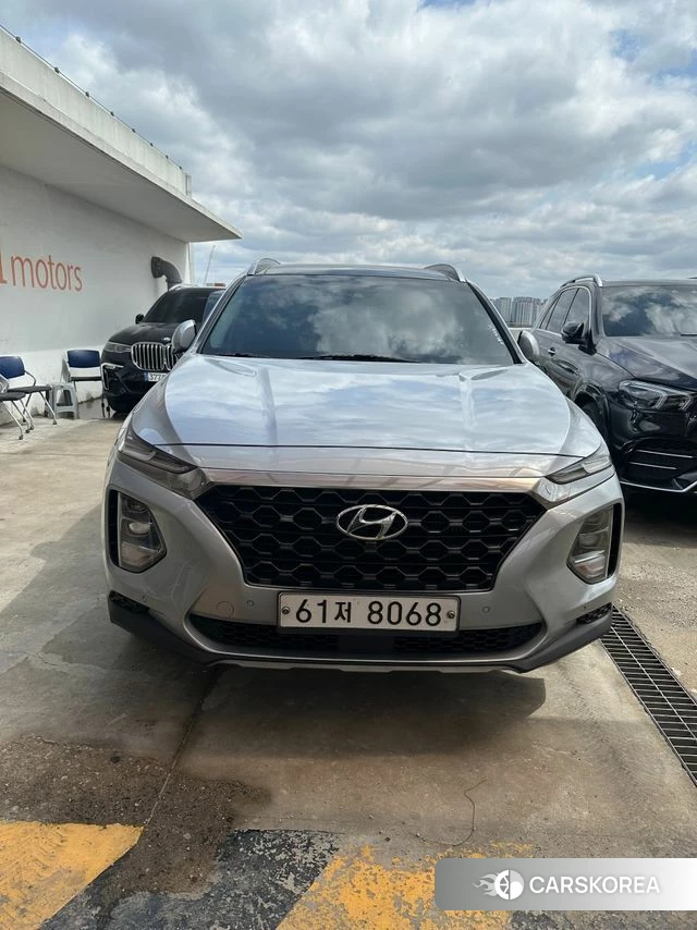 Hyundai Santa Fe TM 2018 Серебристо-серый из Кореи