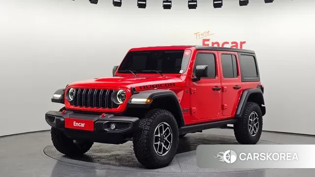 Jeep Wrangler (JL) 2023 Красный из Кореи
