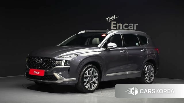 Hyundai The New Santa Fe 2021 Серый из Кореи