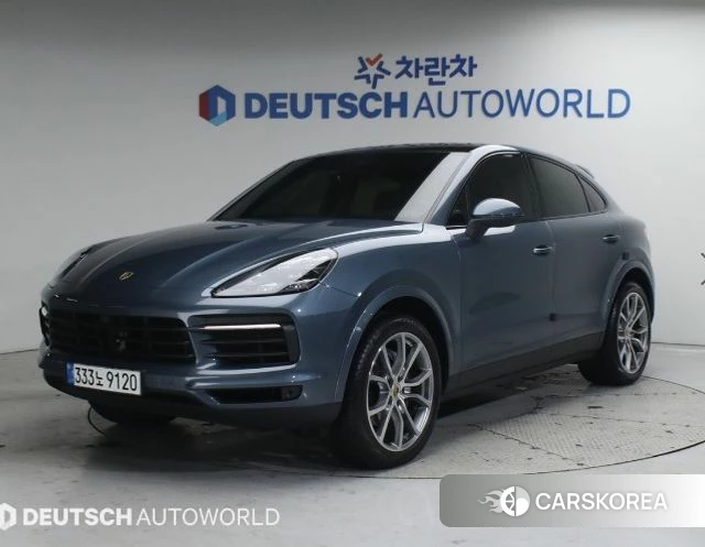 Porsche Cayenne (PO536) 2020 Синий из Кореи