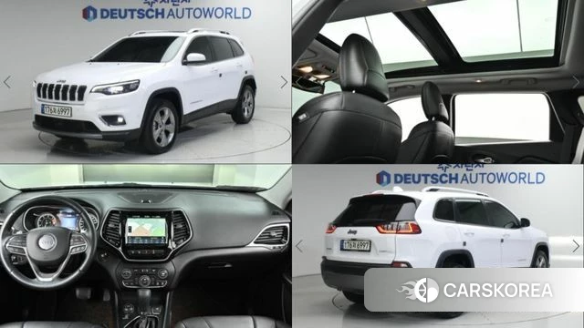 Jeep Cherokee (KL) 2021 Белый из Кореи