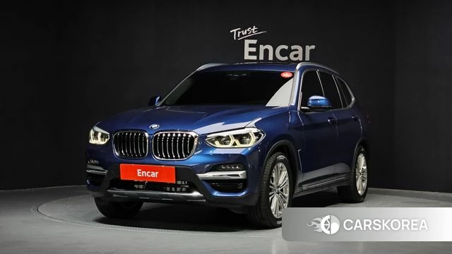 BMW X3 (G01) 2021 Синий из Кореи