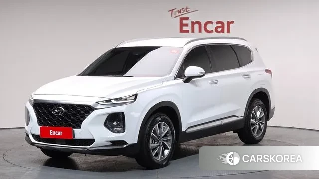 Hyundai Santa Fe TM 2020 Белый из Кореи