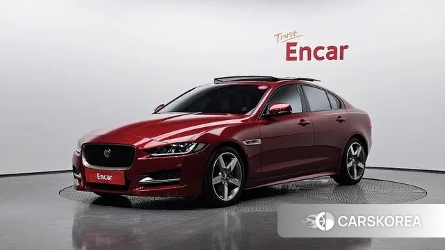 Jaguar XE 2019 Красный из Кореи