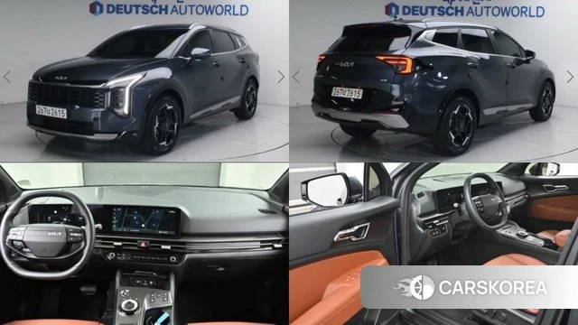 Kia The New Sportage 5th Generation Hybrid 2025 Серый из Кореи