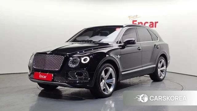 Bentley Bentayga 2018 Черный из Кореи