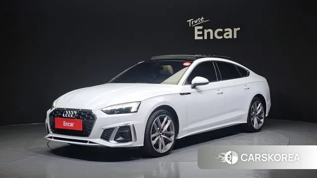 Audi A5 (F5) 2021 Белый из Кореи