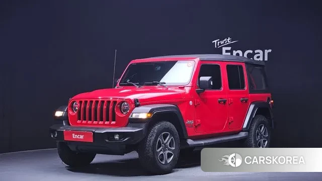 Jeep Wrangler (JL) 2019 Красный из Кореи