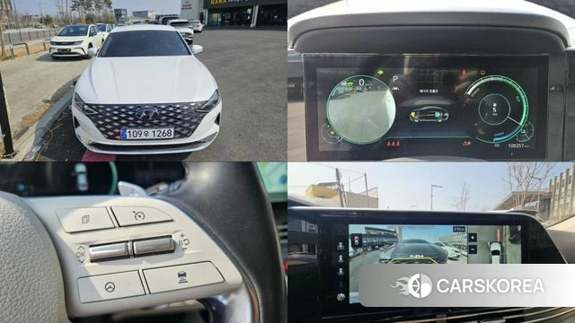 Hyundai The New Grandeur IG Hybrid 2022 Белый из Кореи