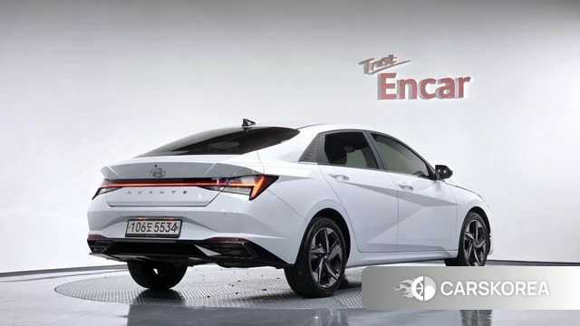 Hyundai Avante (CN7) 2020 Белый из Кореи